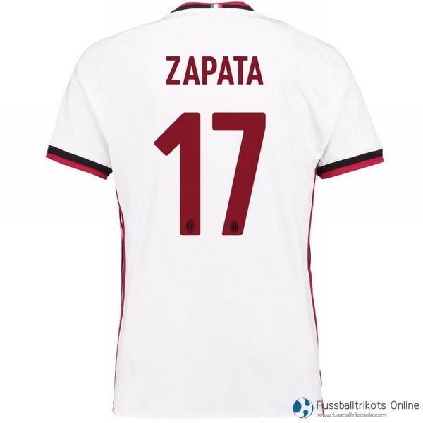 AC Milan Trikot Auswarts Zapata 2017-18 Fussballtrikots Günstig